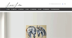 Desktop Screenshot of louiselutonart.com