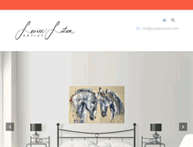 Tablet Screenshot of louiselutonart.com